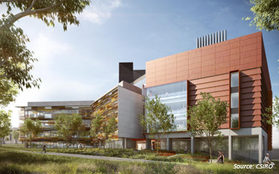 A fresh modern landscape for the CSIRO Black Mountain Campus