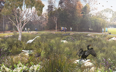 Cooks Riverside Parklands upgrade