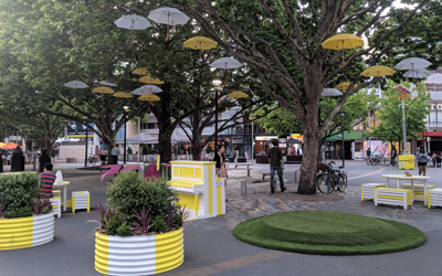 Garema Place pop-up micro park comes alive